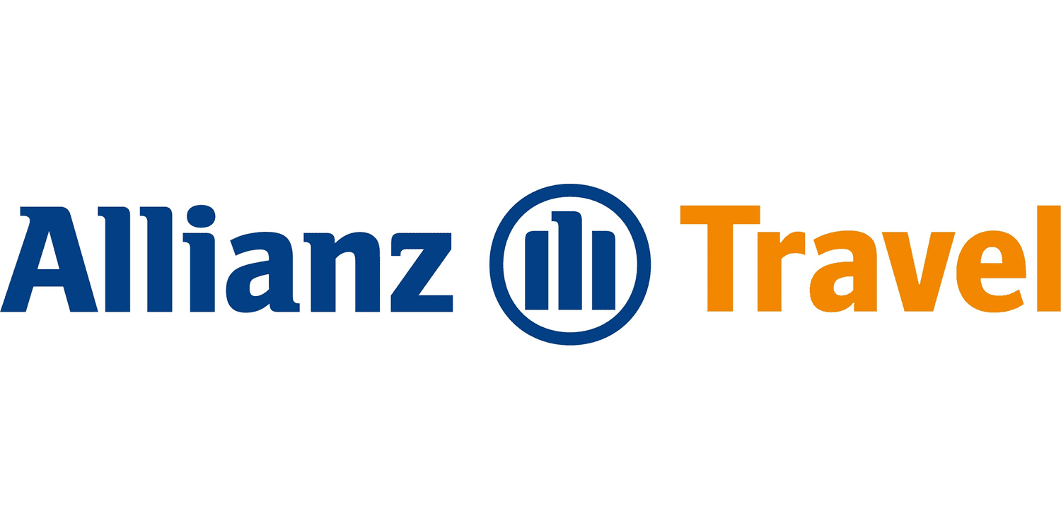 A logo of the company allianz travel